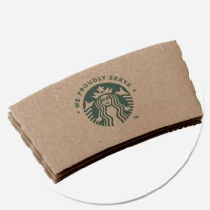 Büyük Boy Karton Bardak Sleeve