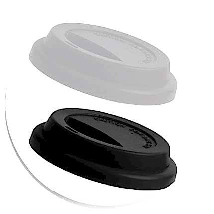 Siyah ve Beyaz Bardak Kapakları